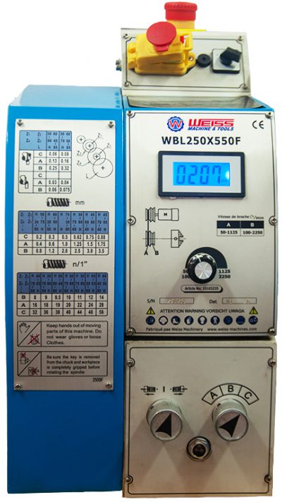 Workbench WBL250 control panel